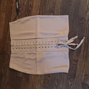 Bandage Lace Skirt 🤎(tan)